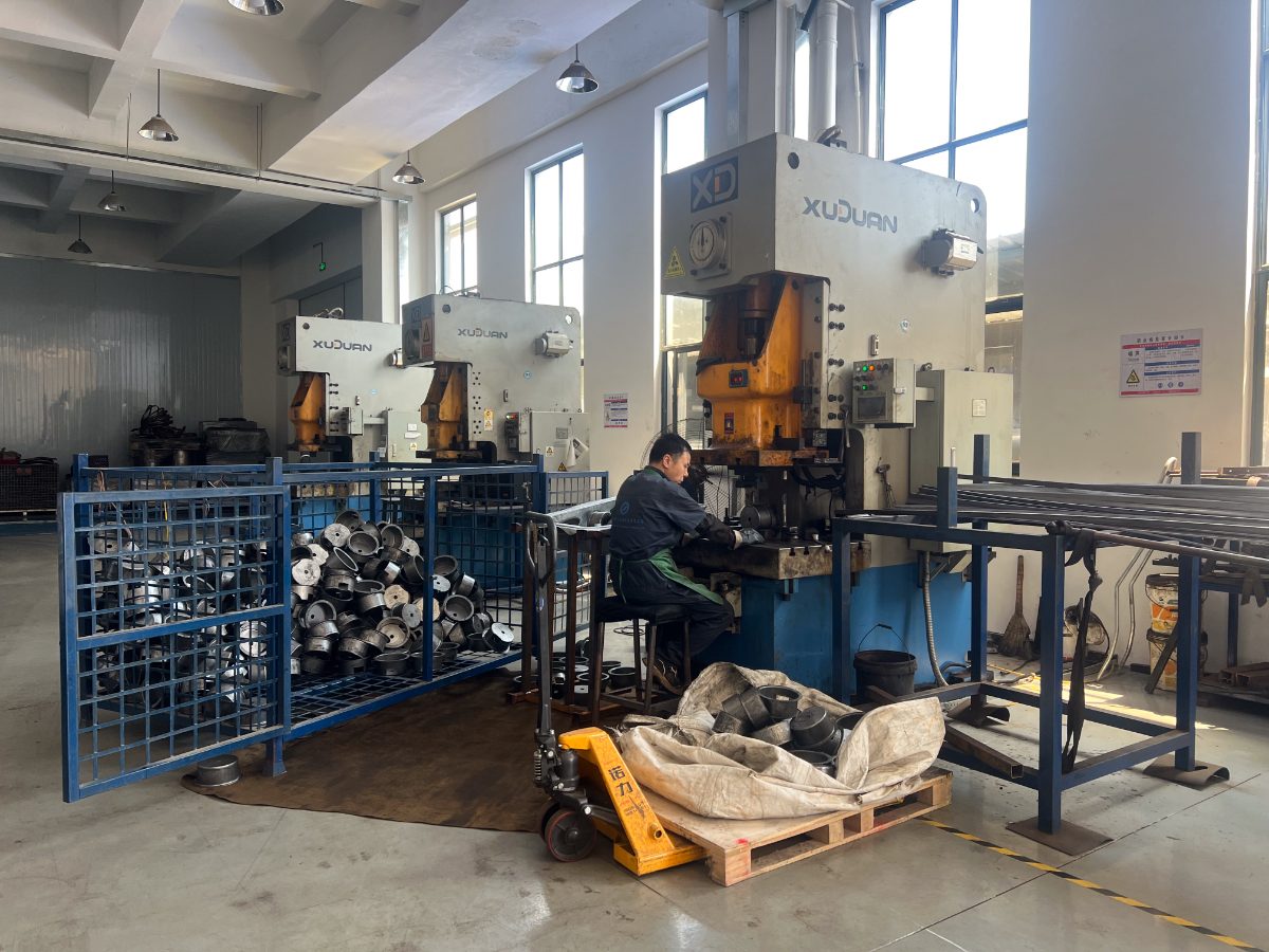 Stamping press line
